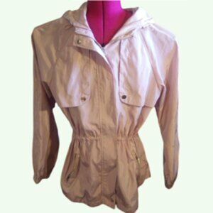 Mine Los Angeles Women's Lightweight Windbreaker      Blush       Size Medium